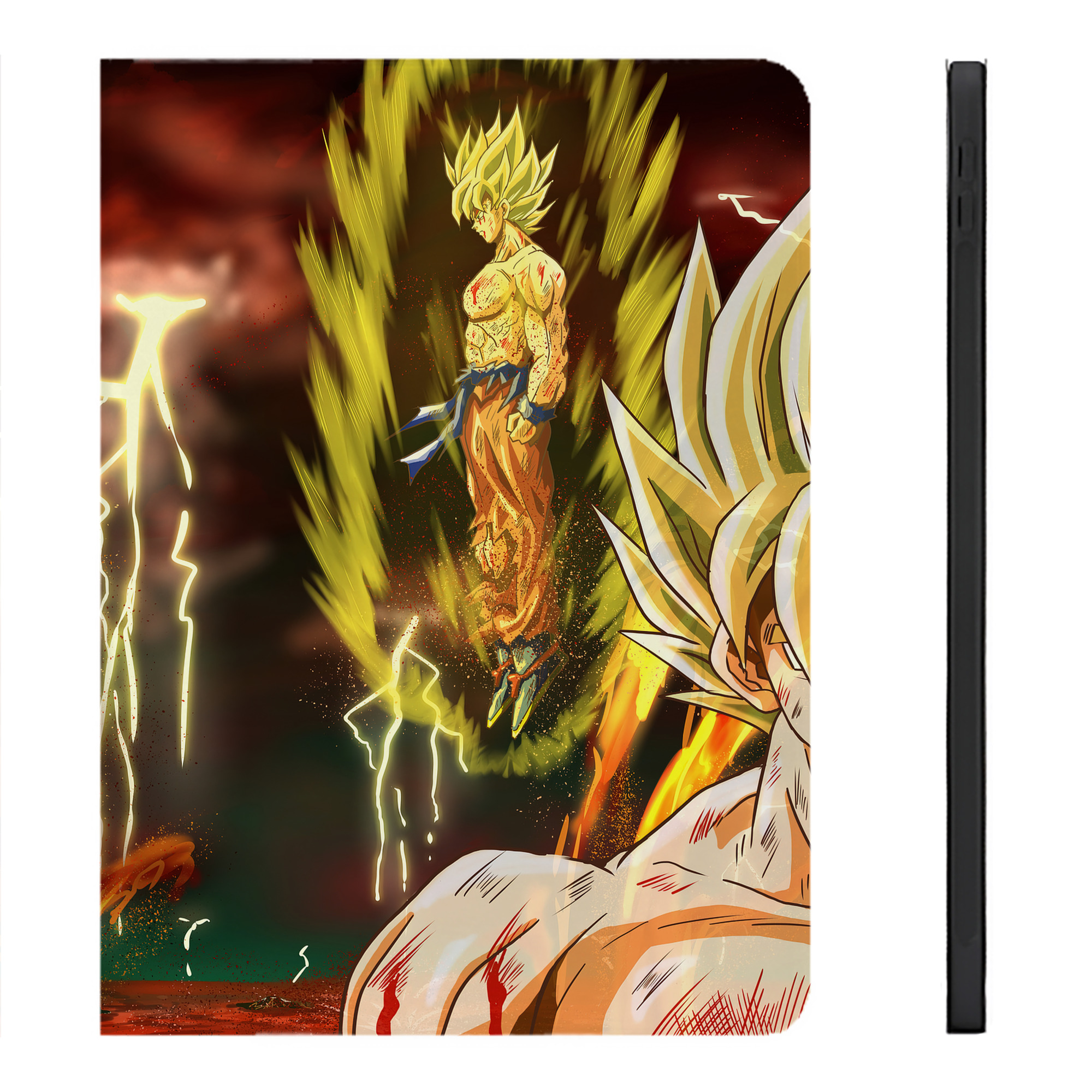 （画像用） ドラゴンボール DRAGON BALL IPadケース ペンホルダー付き ブックスタイルデザイン